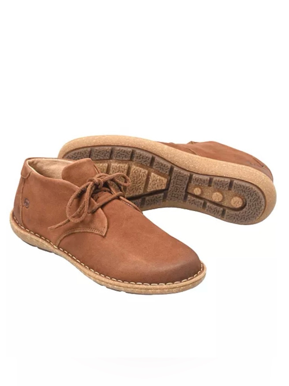 Born Nuala II Lace-up Ankle Boot in Maple Leaf Nubuck Size 8